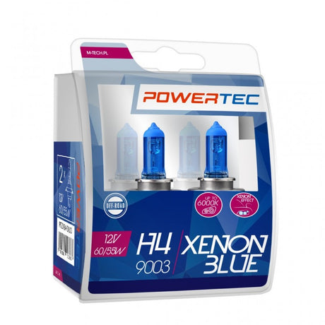 LLAMPA POWERTEC XENON BLUE H4 12V DUO MT-PTZXB4-S2