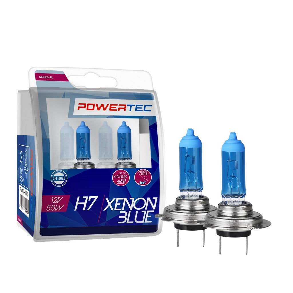 LLAMPA POWERTEC XENON BLUE H7 12V DUO MT-PTZXB7-S2