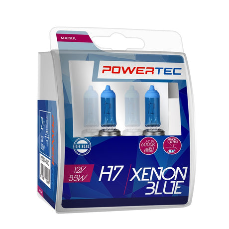 LLAMPA POWERTEC XENON BLUE H7 12V DUO MT-PTZXB7-S2
