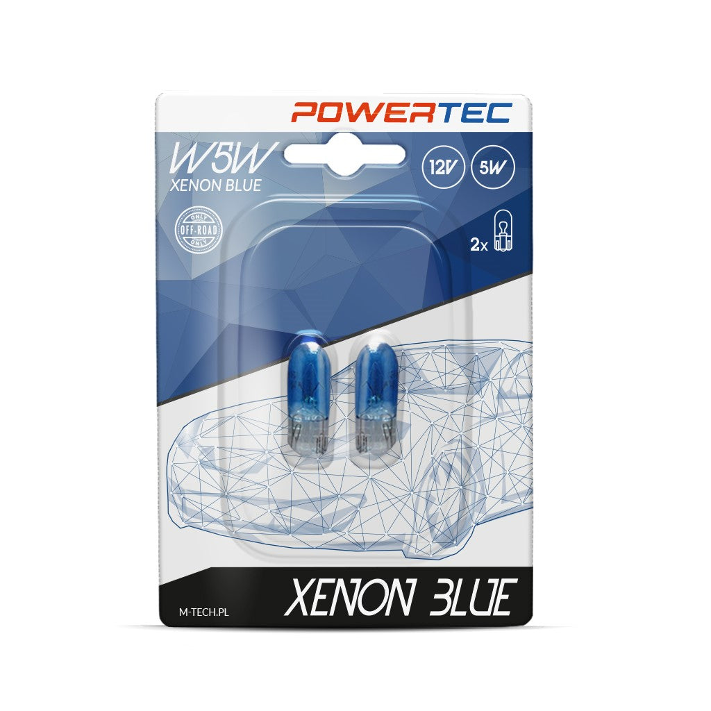 LLAMPA POWERTEC XENON BLUE W5W 12V MT-PTZXB12-B2