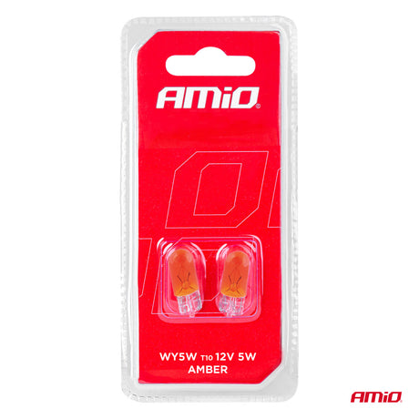 LLAMPA AMiO WY5W AMBER 12V AM-03347 (BL) 2 COPE