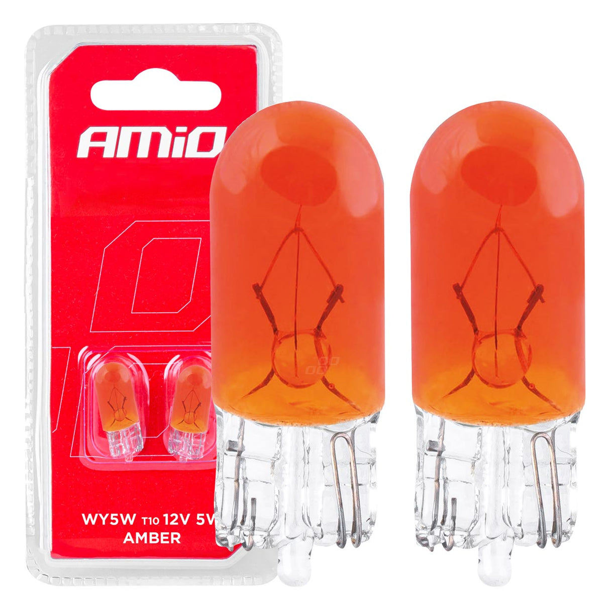 LLAMPA AMiO WY5W AMBER 12V AM-03347 (BL) 2 COPE