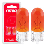 LLAMPA AMiO WY5W AMBER 12V AM-03347 (BL) 2 COPE