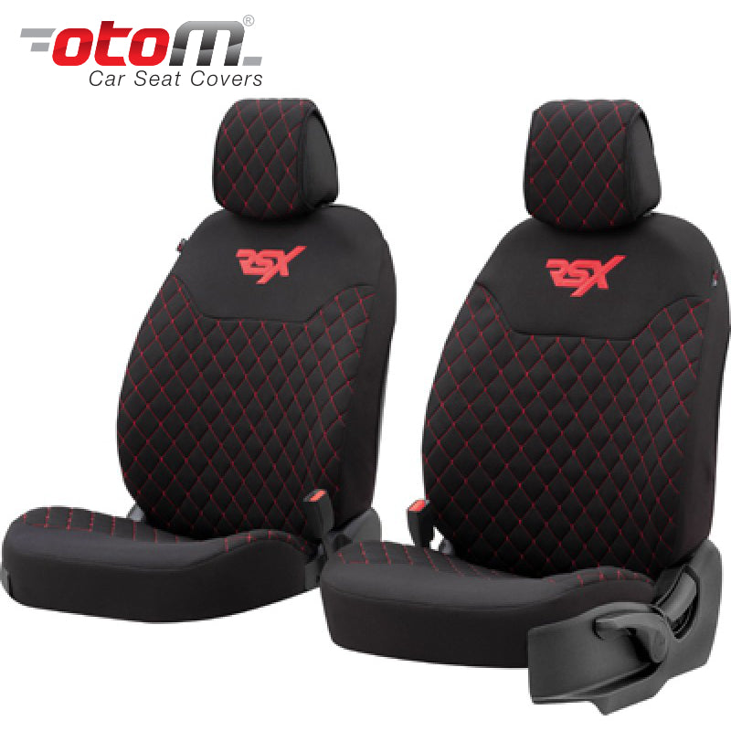 MASAZHE SEDILJE OTOM RSX SPORT 1+1 RSXL-102 EMBROIDERED ORIGINAL LACOSTE (Tegel i zi+i kuq) 2 COPE
