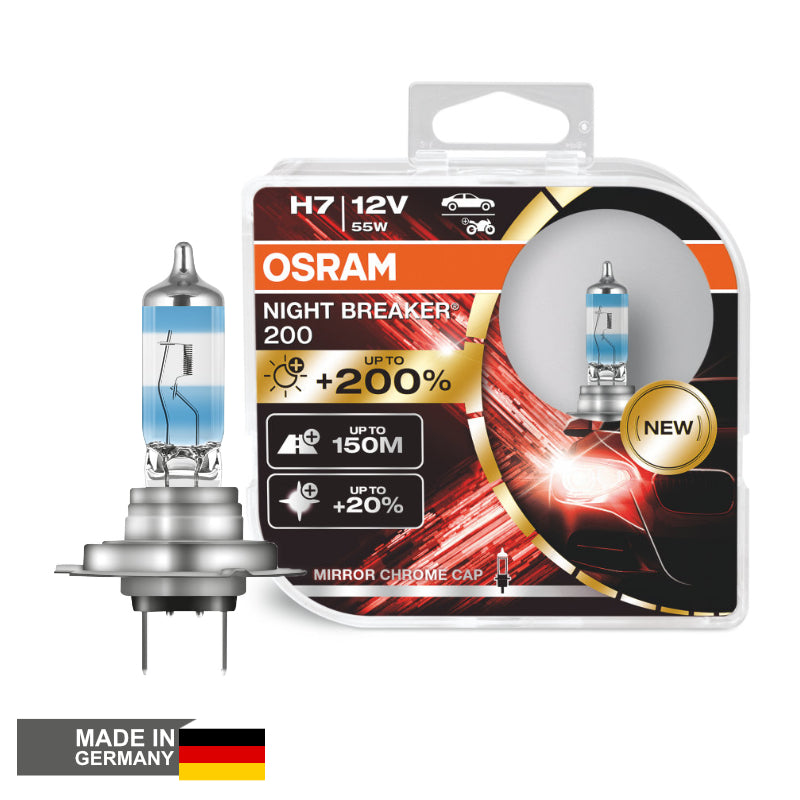 LLAMPA OSRAM H7 12V 55W NIGHT BREAKER +200% MT-O64210NB200-DuoBox
