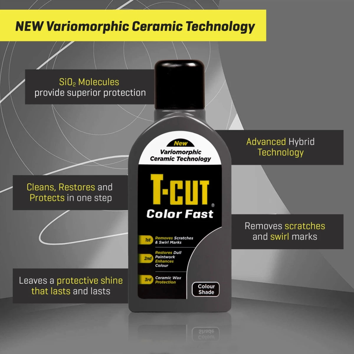 PASTE CERAMIKE PER GERVISHTJE T-CUT COLOR FAST GREY 500 ml-CFC003
