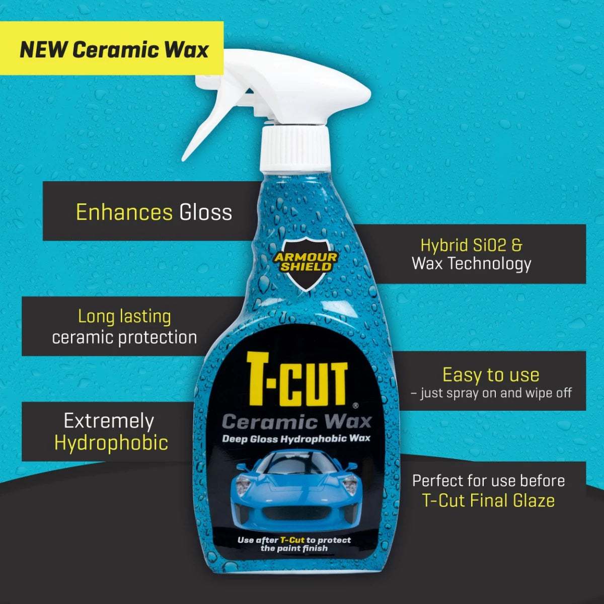PASTE CERAMIKE T-CUT DEEP GLOSS HYDROPHOBIC WAX 500 ml-TCW005