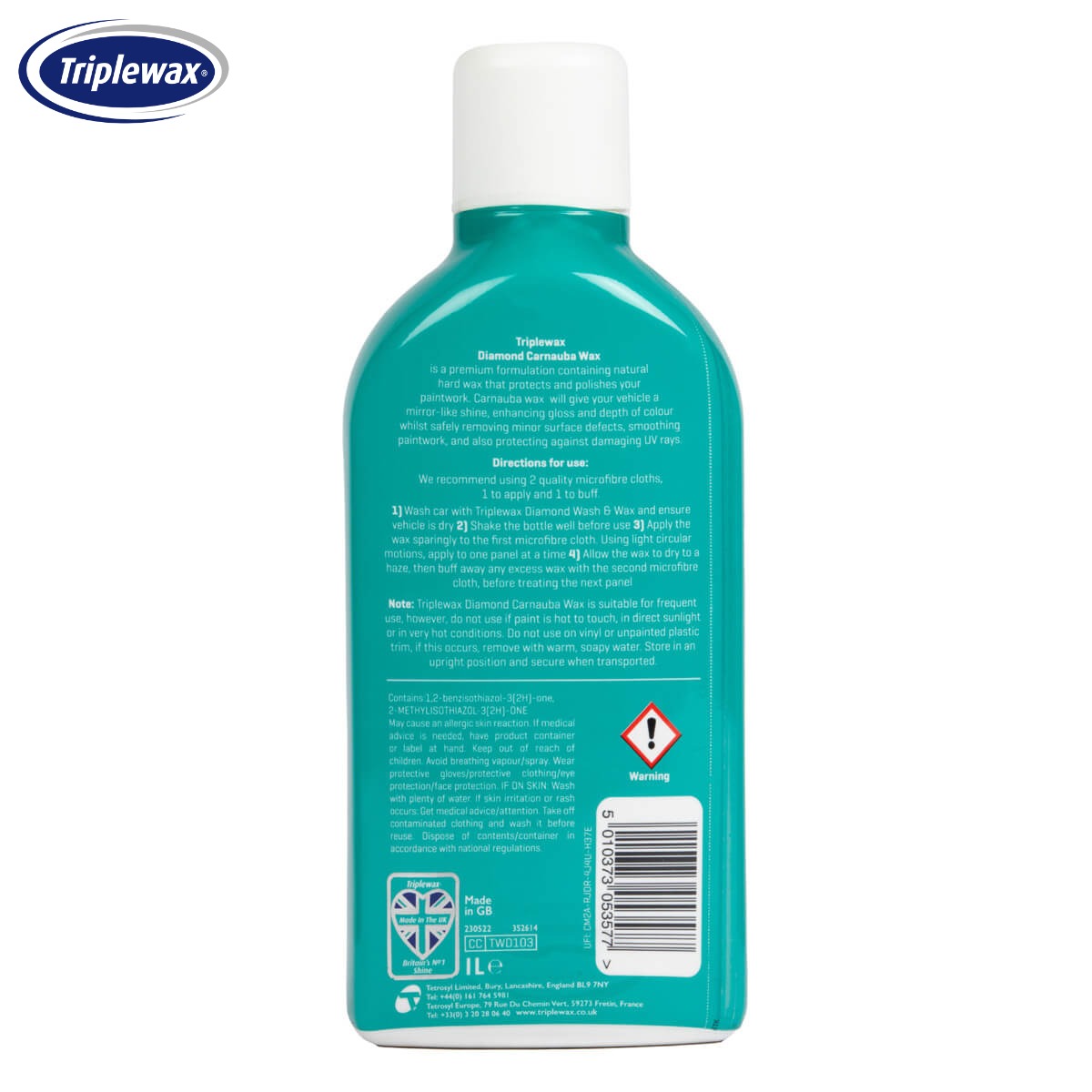 PASTE LUCIDIMI TRIPLEWAX CARNAUBA WAX 1L-TWD103