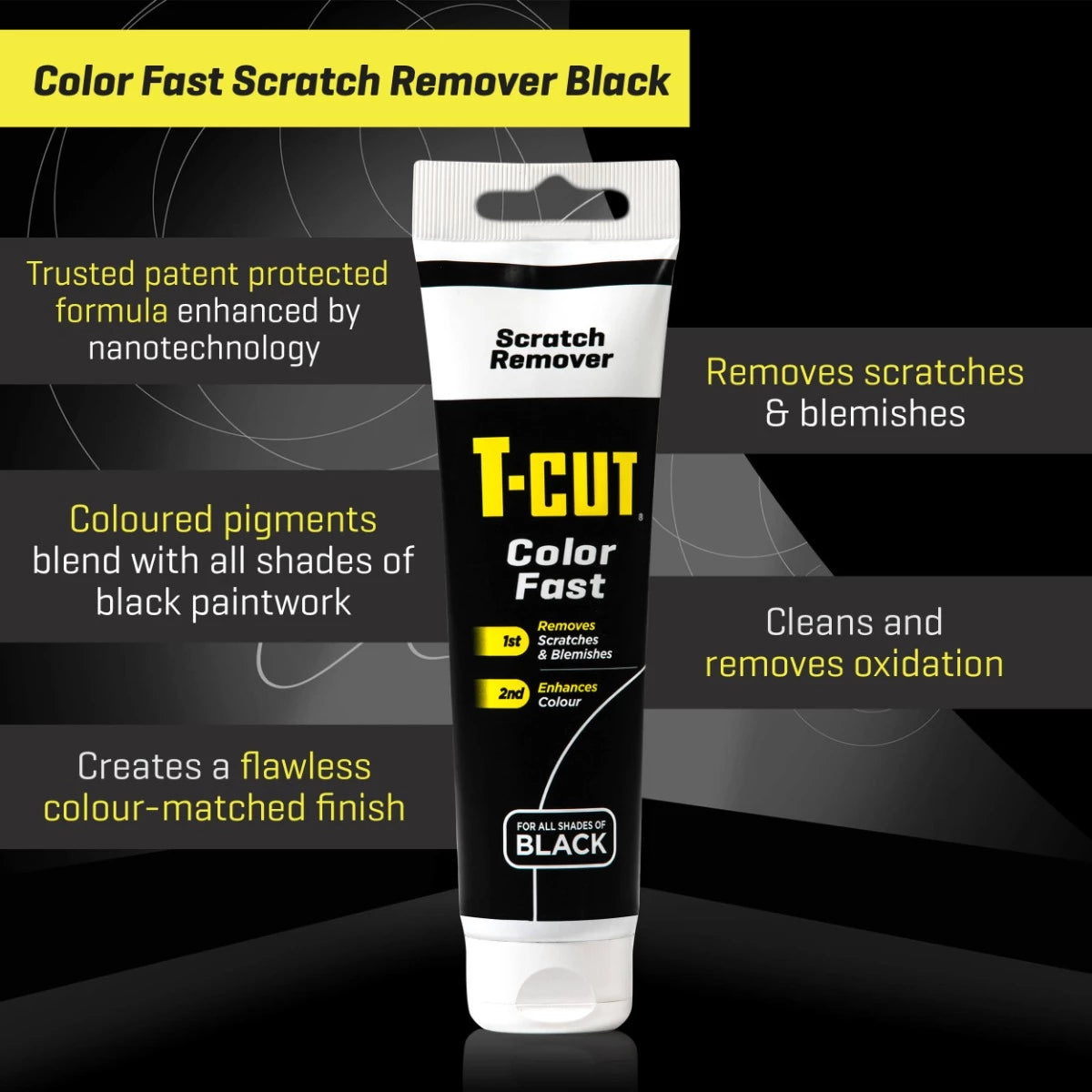 PASTE PER GERVISHTJE T-CUT COLOR FAST SCRATCH REMOVER BLACK 150g-CFB150