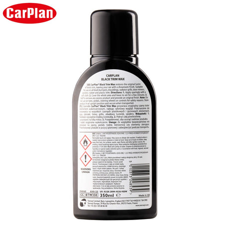 PASTE PER NXIRJE DHE LUCIDIM PARAKOLPI CARPLAN BLACK TRIM WAX 350 ml-BTW350