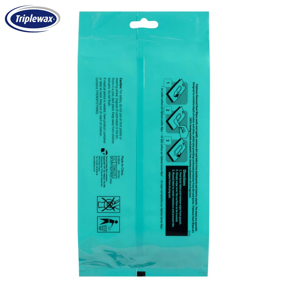 PECETA TE LAGURA TRIPLEWAX DASH WIPES-TDW125
