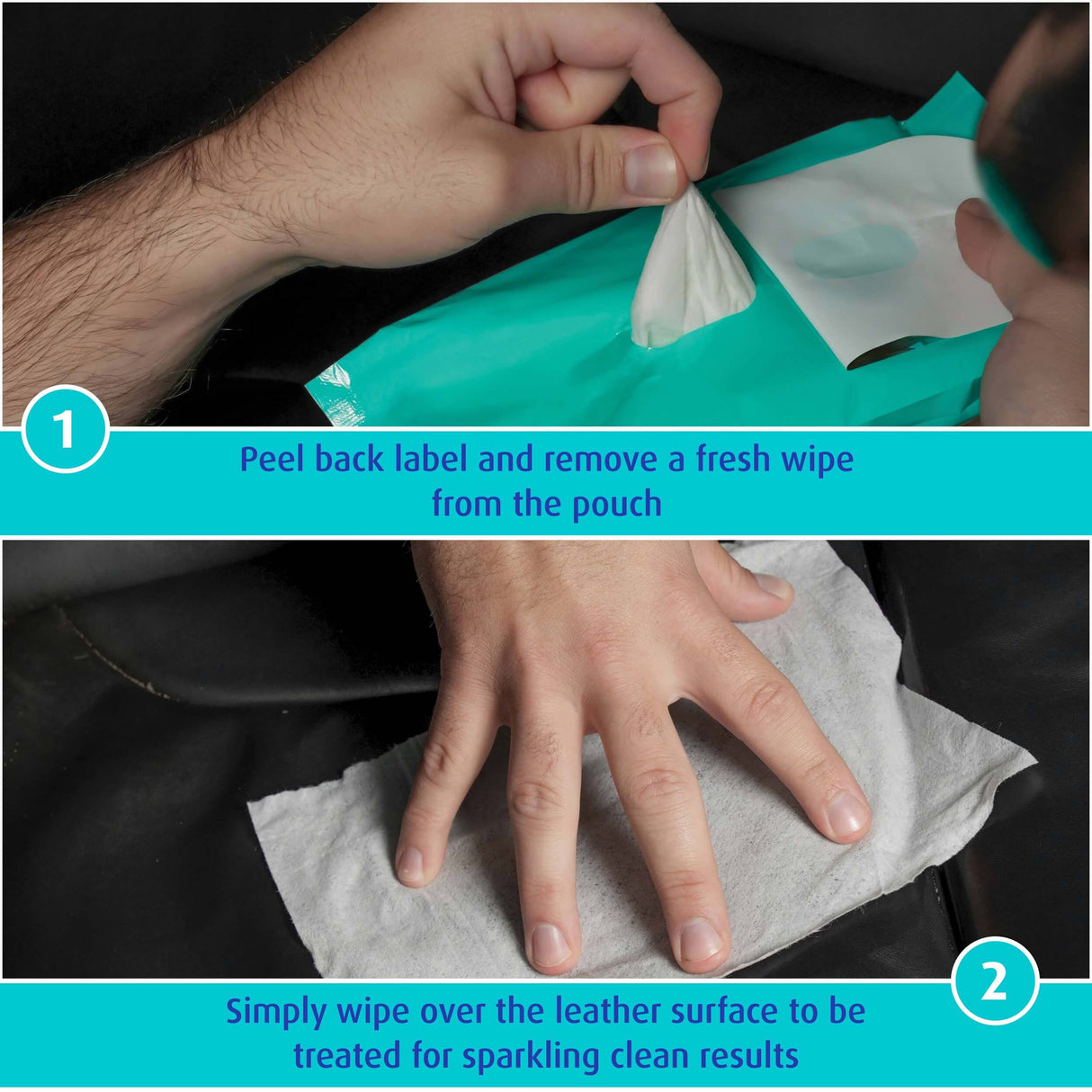 PECETA TE LAGURA TRIPLEWAX LEATHER WIPES-TLW125