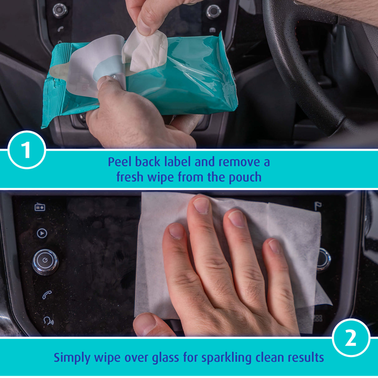 PECETA TE LAGURA TRIPLEWAX SCREEN WIPES-TSW125