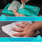 PECETA TE LAGURA TRIPLEWAX UPHOLSTERY WIPES-TIW125