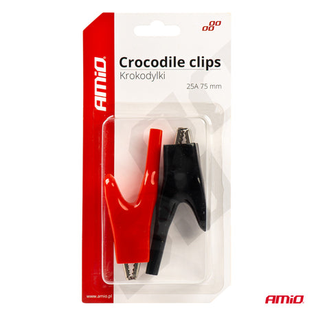 PINCA PER KABLLO AM-03046 CROCODILE CLIPS 25A 75mm SET