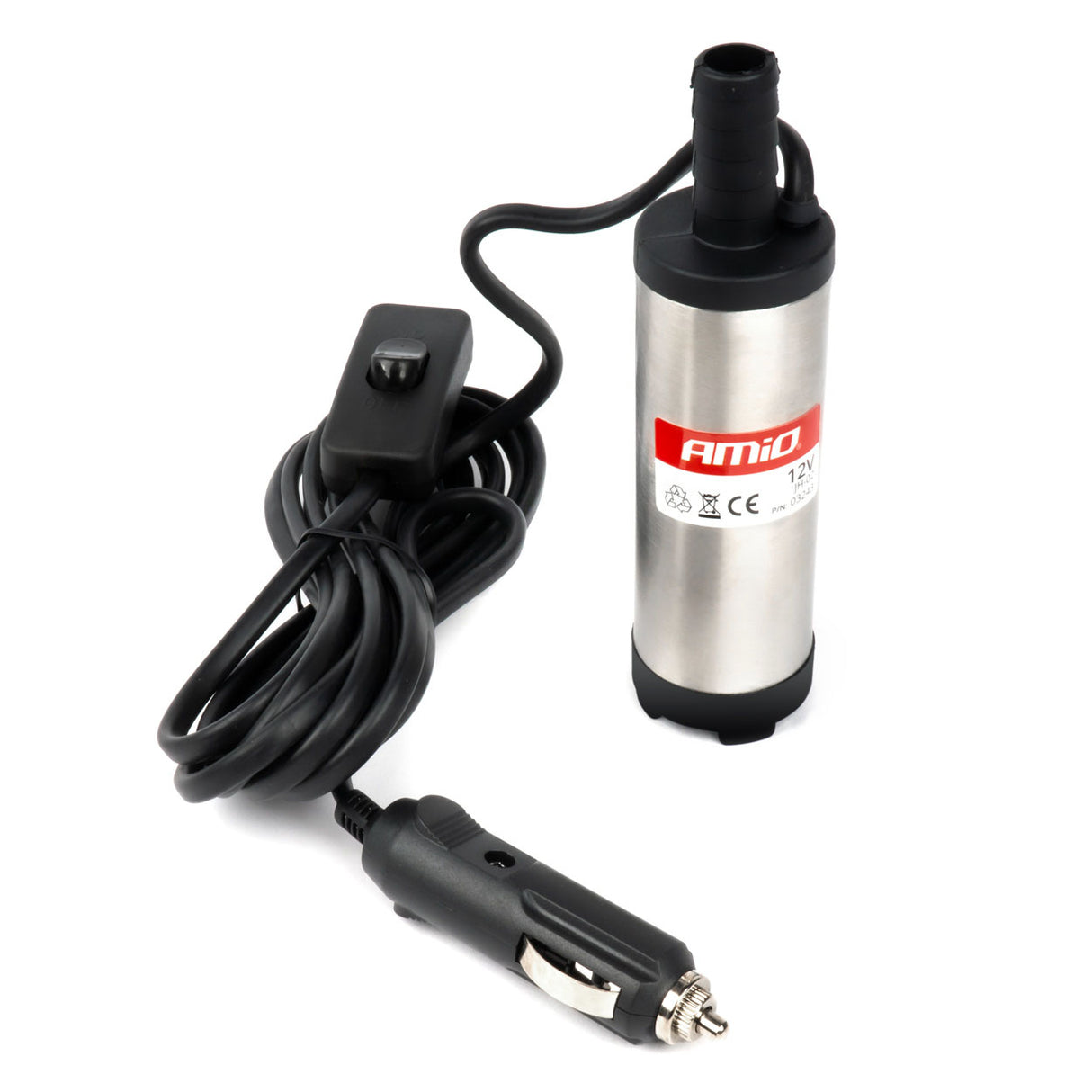 POMPE NAFTE ELEKTRIKE ZHYTESE AMiO AM-03243 DC12V+230V-Adapter 38mm (ZORRE Ø16mm x 2m)