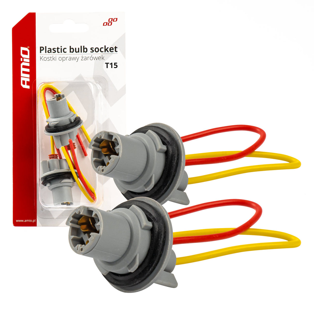 PORTALLAMPA T15 W5W W16W AM-03049 PLASTIKE (BL) 2 COPE