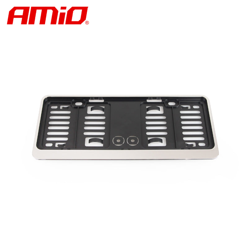 PORTATARGA PLASTIKE AMiO AM-02109 Black Chrome (USA-JAPAN 11.6x30.7cm) 1 COPE