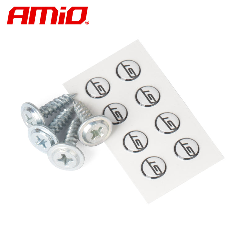 PORTATARGE METALIKE AMiO AM-03181 Black 2-PJESE 1 COPE