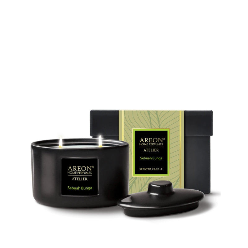 QIRI AROMATIK AREON CERAMIC CANDLES ATELIER 150 g SEBUAH BUNGA