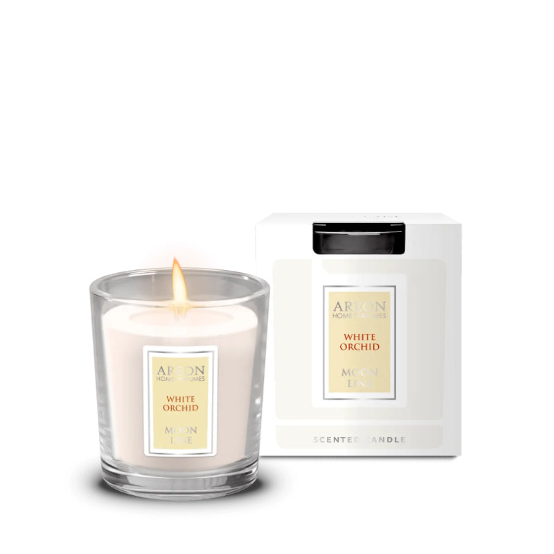 QIRI AROMATIK AREON MOON LINE CANDLES WHITE ORCHID