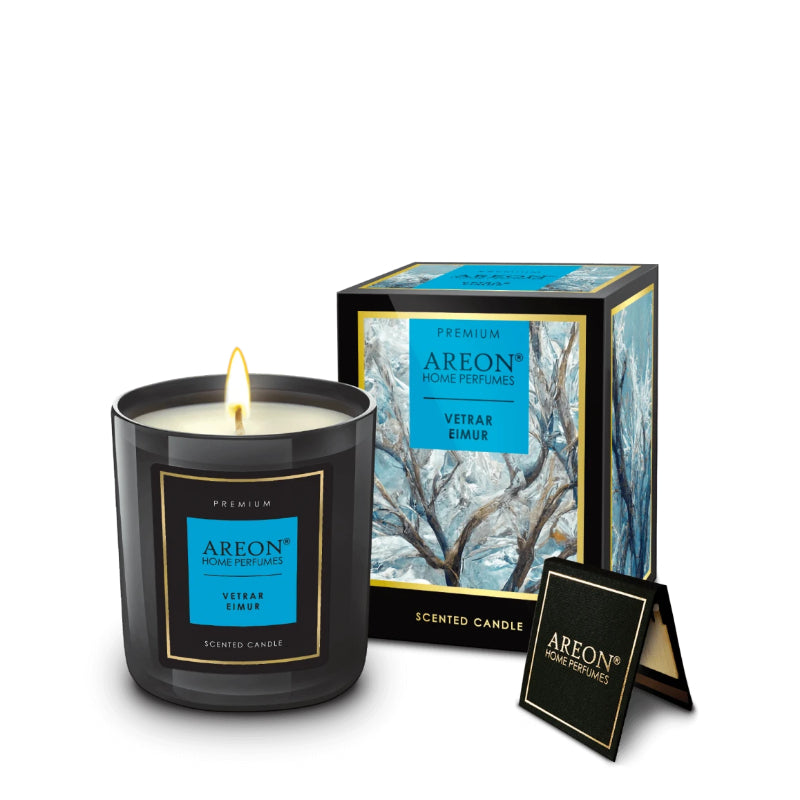 QIRI AROMATIK AREON PREMIUM CANDLES 200g VETRAR EIMUR