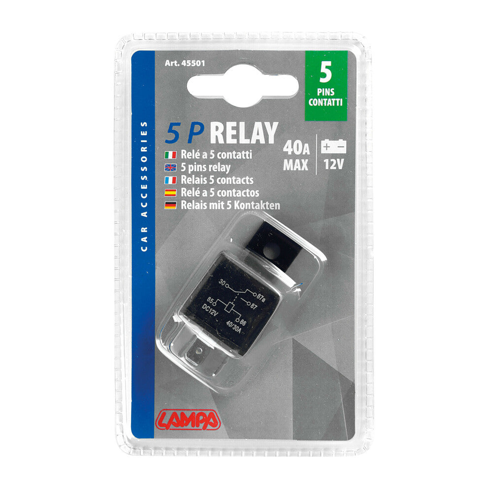 RELE LMP-45501 5-PINS 12 V 30A