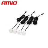SENSORE PARKIMI AMiO AM-01566 ME 4 SENSORE (Te bardhe)