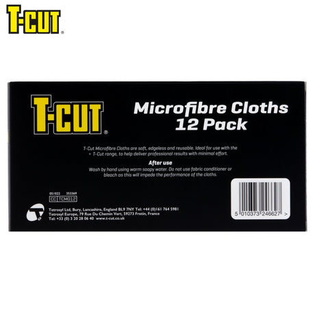 SET PECETA PASTRIMI T-CUT MICROFIBRE CLOTHS 12 COPE-TCM012
