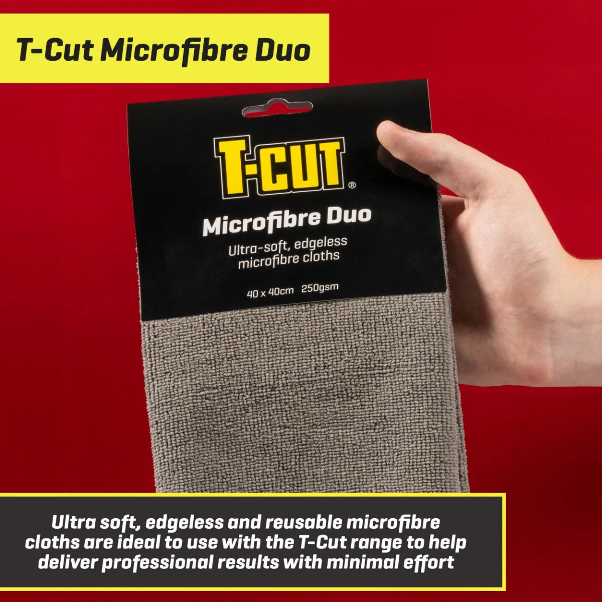 SET PECETA PASTRIMI T-CUT MICROFIBRE DUO 40x40cm 2 COPE-TCM002
