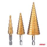 SET PUNTO METALI AM-03271 4-32mm STEP DRILLS 3 COPE