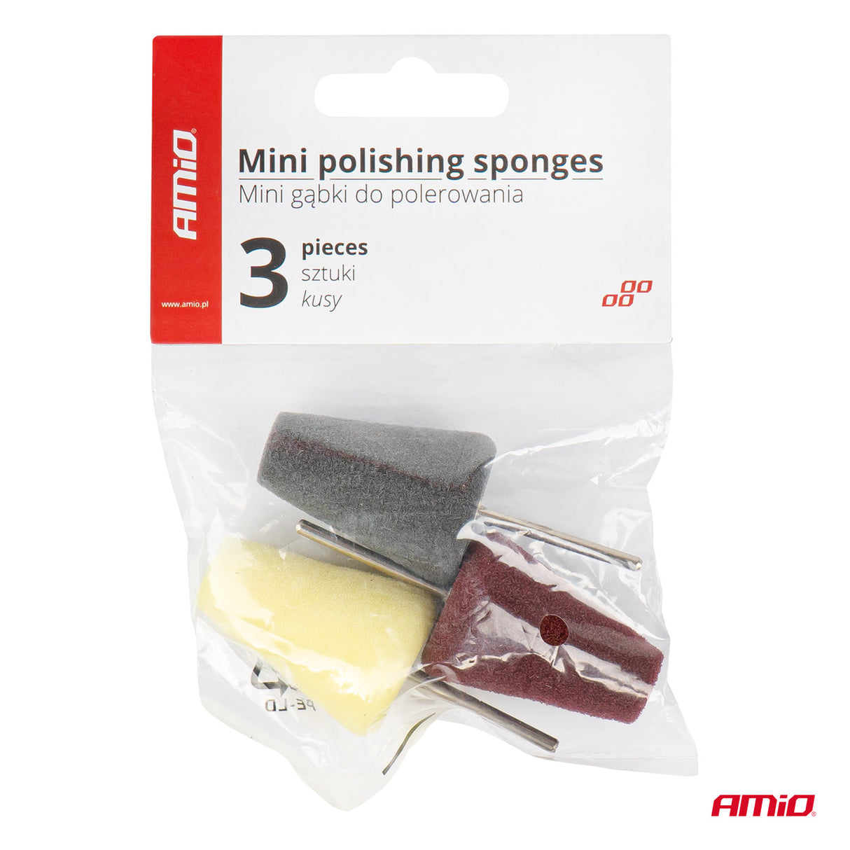 SFUNGJERE LUCIDIMI AM-03715 MINI POLISHING SPONGES (Konik) 3 COPE
