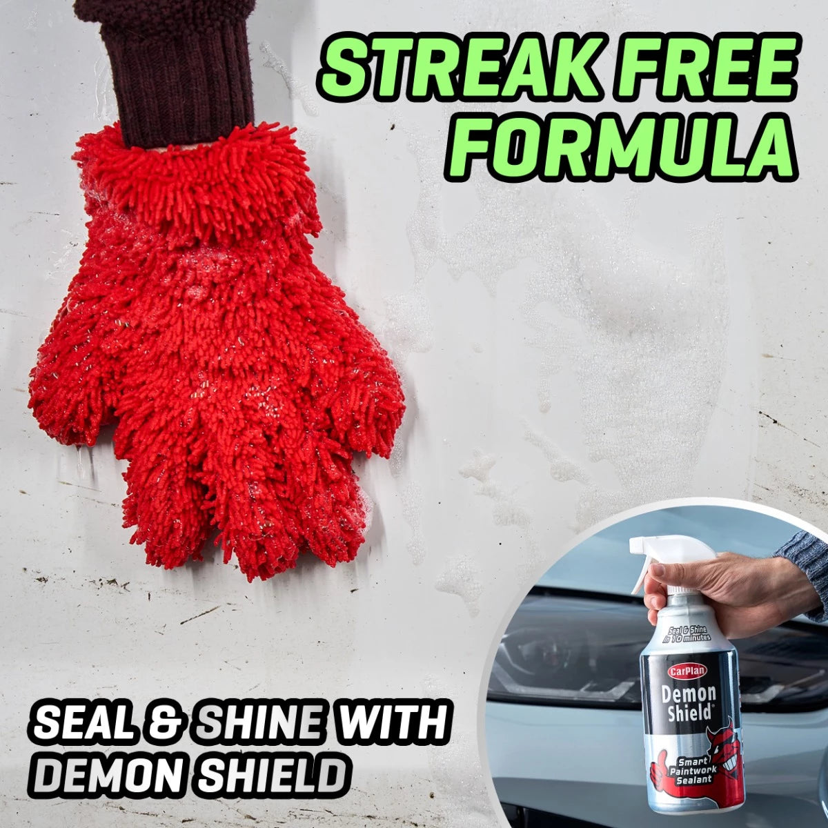 SHAMPO MAKINE CARPLAN DEMON FOAM (Cherry) 1L-CDW101