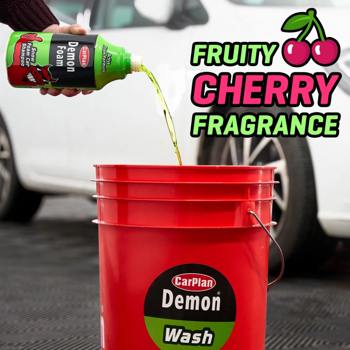 SHAMPO MAKINE CARPLAN DEMON FOAM (Cherry) 1L-CDW101