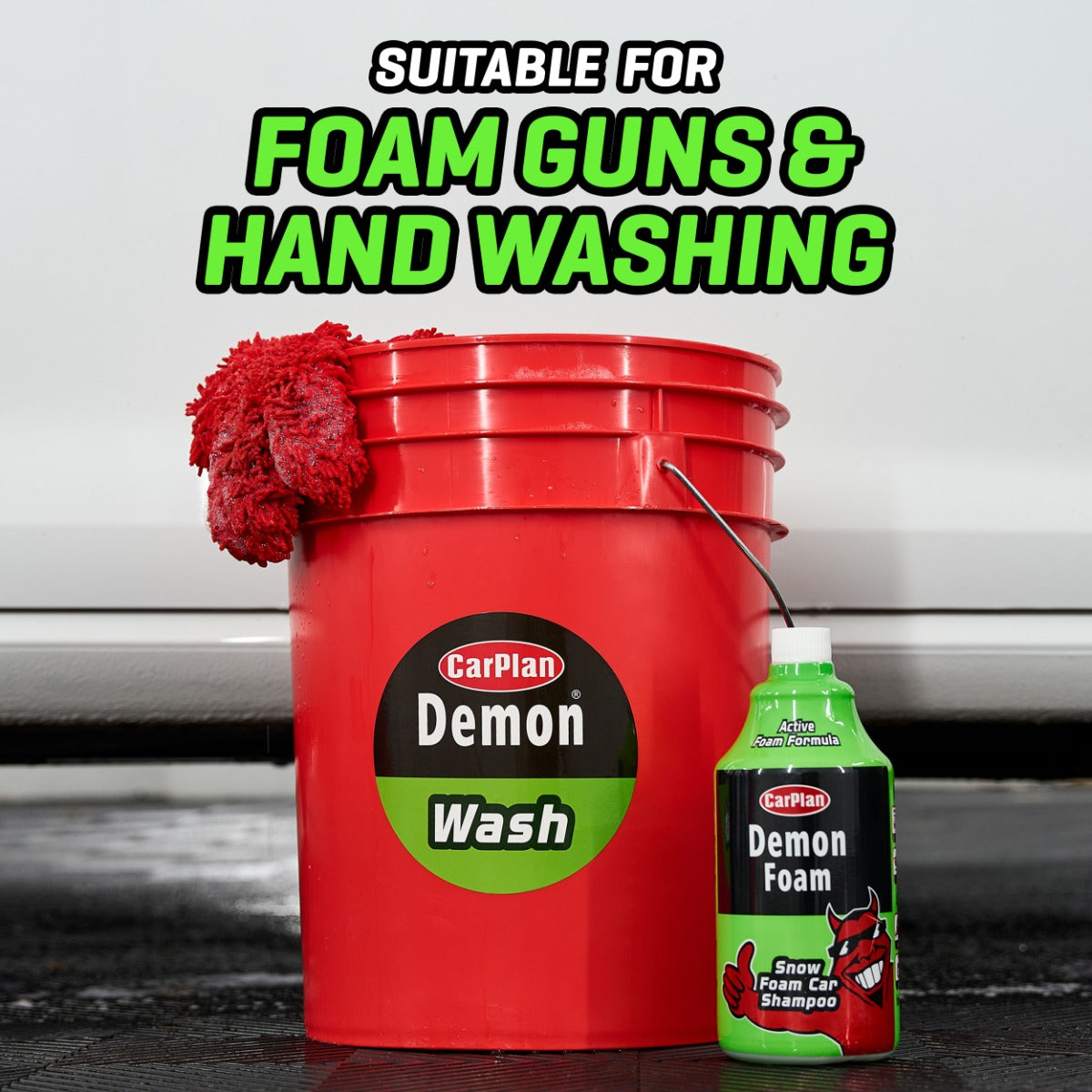 SHAMPO MAKINE CARPLAN DEMON FOAM (Cherry) 1L-CDW101