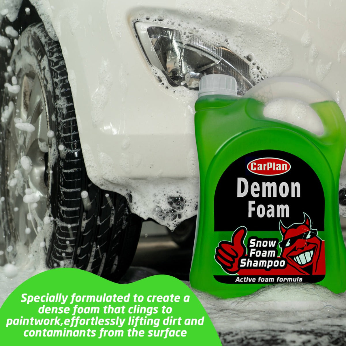 SHAMPO MAKINE CARPLAN DEMON FOAM (Cherry) 2L-CDW201