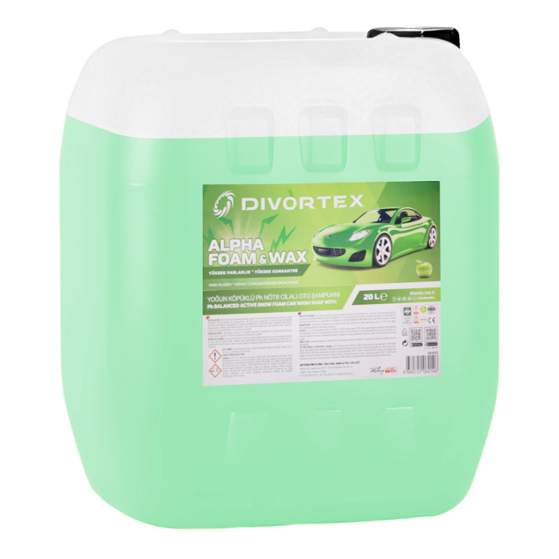 SHAMPO MAKINE DIVORTEX DVX-1513 ALPHA FOAM (1:150) GREEN APPLE 20 L