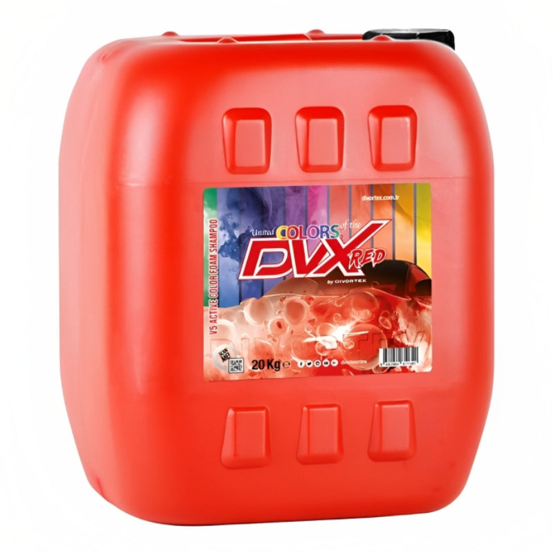 SHAMPO PA KONTAKT DIVORTEX DVX-1055 ACTIVE FOAM V5 RED FOAMY (1:60) CANISTER 20 kg