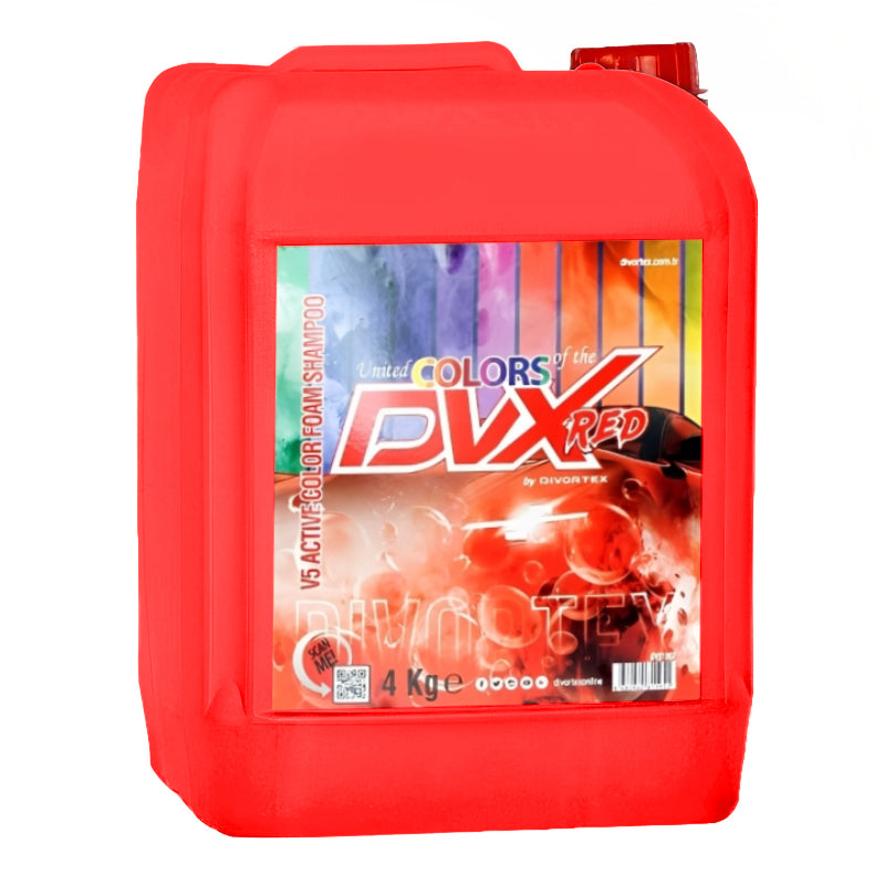 SHAMPO PA KONTAKT DIVORTEX DVX-1067 ACTIVE FOAM V5 RED FOAMY (1:60) 4 kg