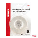 SHIRIT NGJITES AM-04847 REUSABLE NANO DOUBLE-SIDED MOUNTING TAPE 20mm x 1mm x 3m