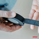 SHIRIT NGJITES AM-04853 BLACK CANVAS ELECTRICAL TAPE 19mm x 0.4mm x 15m