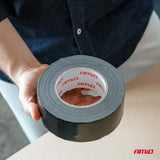 SHIRIT NGJITES NASTRO AMERICANO AM-04850 BLACK DUCT TAPE 48mm x 0.19mm x 50m