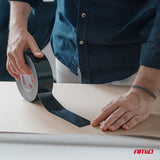 SHIRIT NGJITES NASTRO AMERICANO AM-04850 BLACK DUCT TAPE 48mm x 0.19mm x 50m