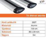 SHUFRA BAGAZHI CAM TOTUS FLY-AL 130 cm SET - 2827