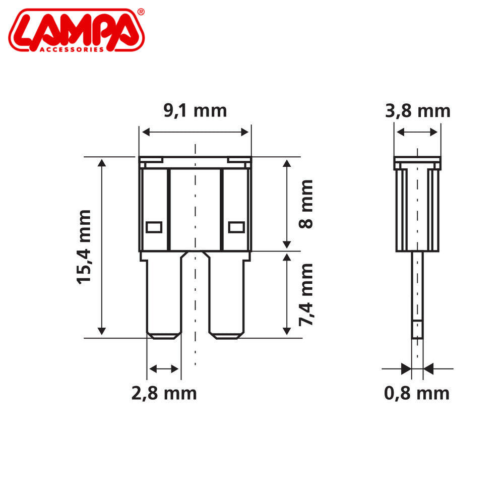 SIGURESA MICRO LMP-70081 12 V - 32 V MICRO-DUE 10 COPE