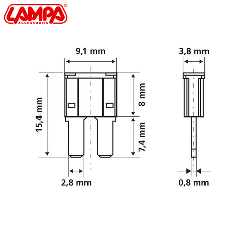 SIGURESA MICRO LMP-70081 12 V - 32 V MICRO-DUE 10 COPE