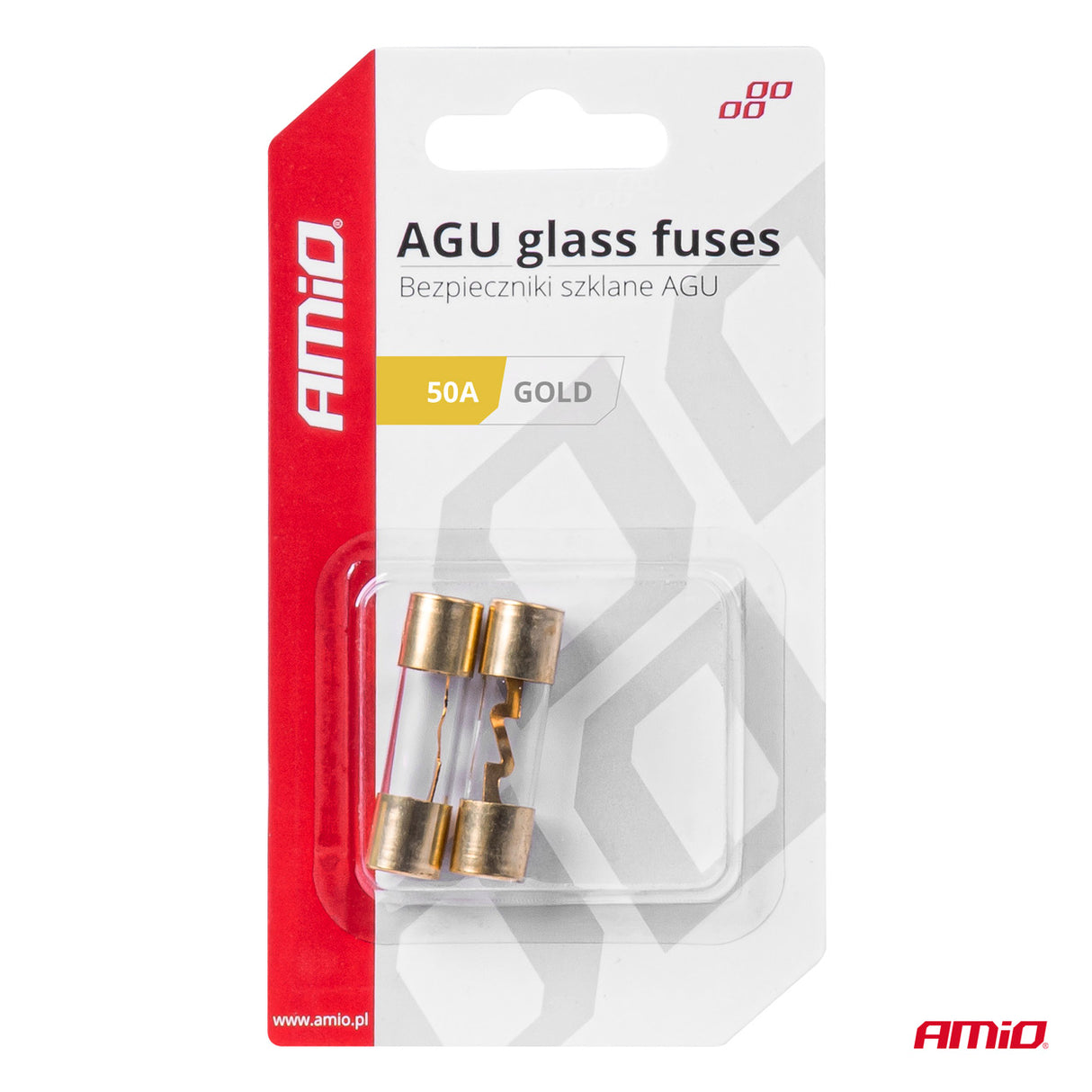 SIGURESA QELQI AM-03486 50A AGU-Glass Fuses 2 COPE