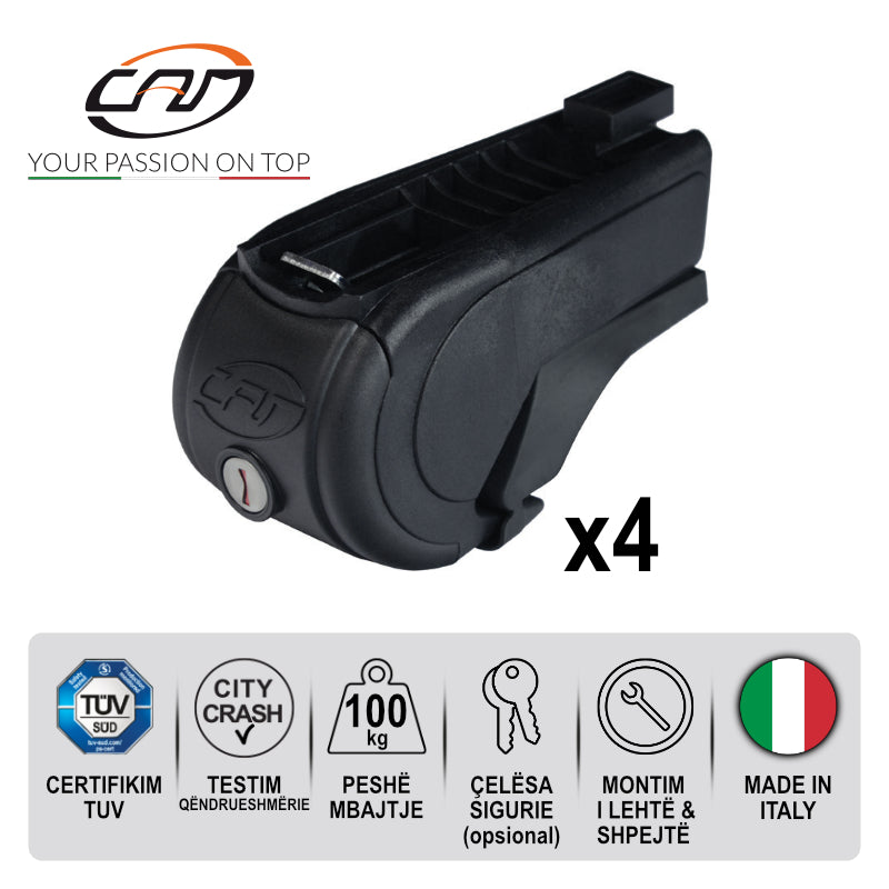 SISTEM FIKSIMI PER ZGARA CAM TOTUS OPEN RAIL SET - 2165
