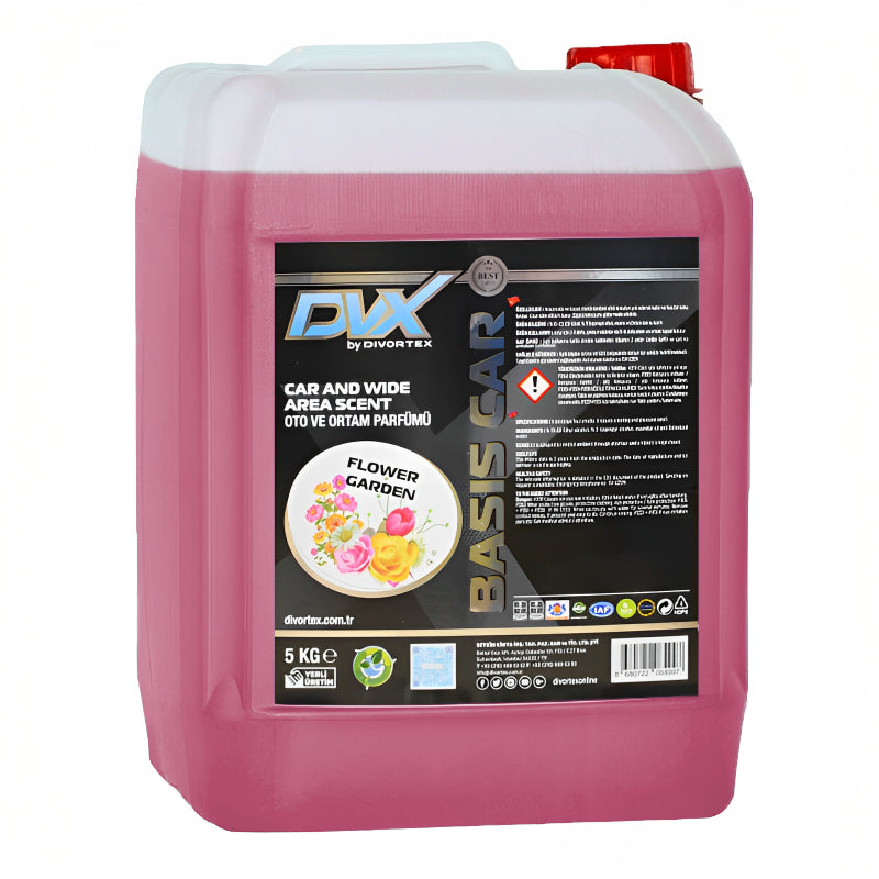 SOLUCION AROMATIZUES DIVORTEX DVX-7007 AUTO & AMBIENT SCENT 5 Kg FLOWER GARDEN