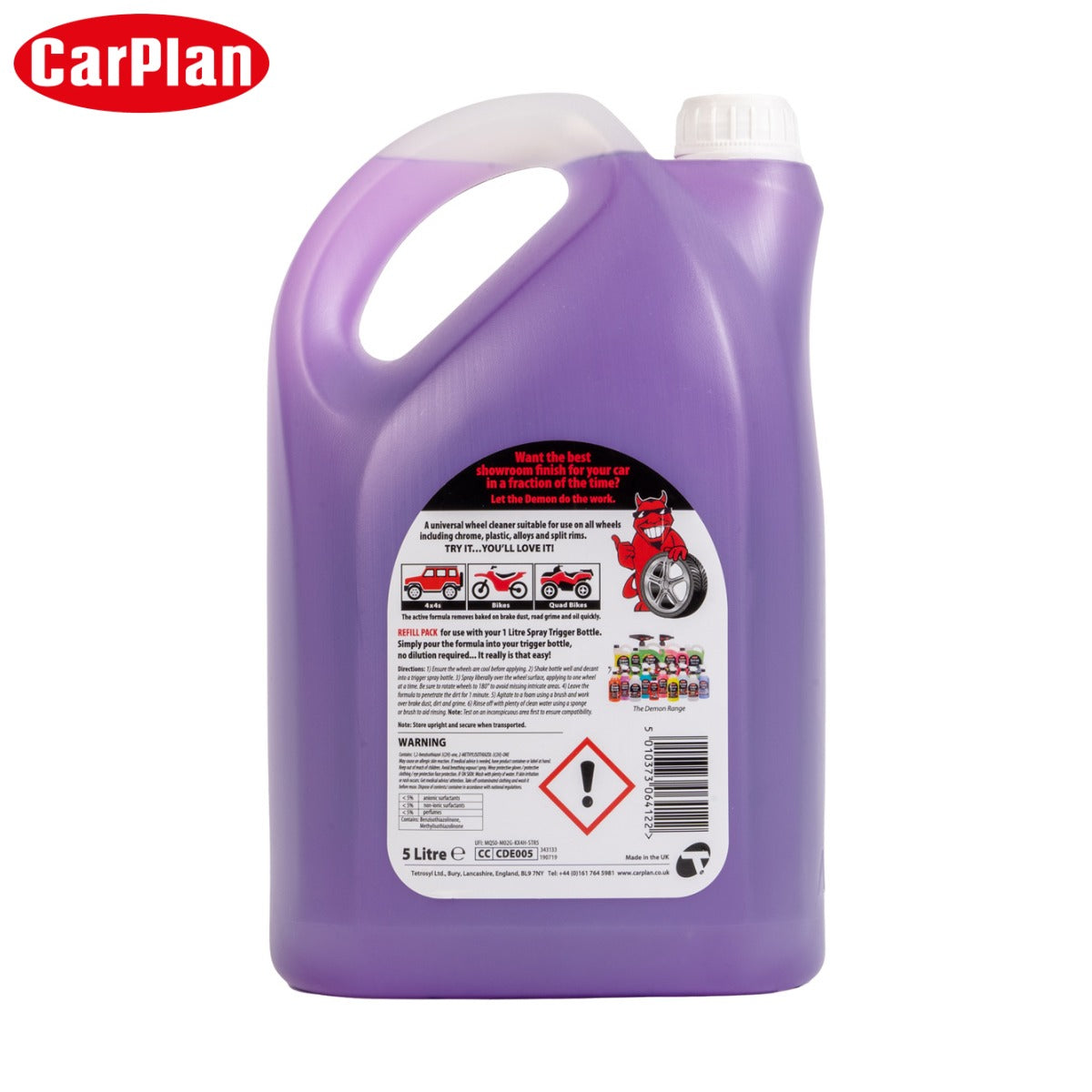SOLUCION DISQESH CARPLAN DEMON WHEELS 5L-CDE005